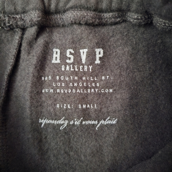 RSVP Gallery × BJ The Chicago Kid | Black Fleece Shorts size Small - Picture 5 of 12